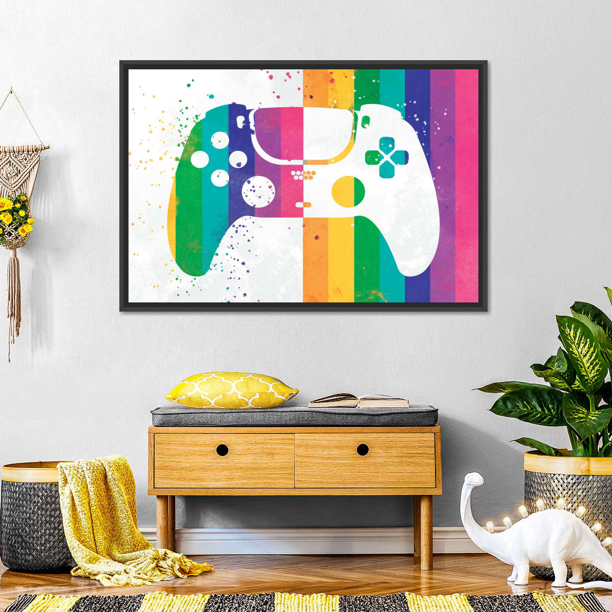 رینبو اسپلٹر کنٹرولر وال آرٹ