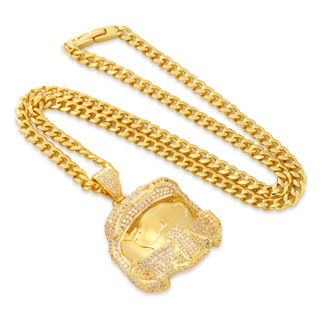 Halo x King Ice - Master Chief Helmet Necklace II