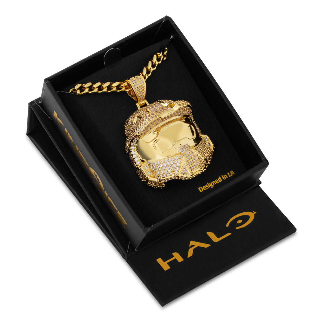 Halo x King Ice - Master Chief Helmet Necklace II