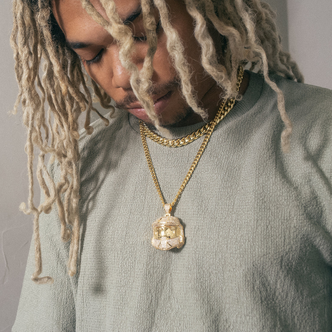 Halo x King Ice - Master Chief Helmet Necklace