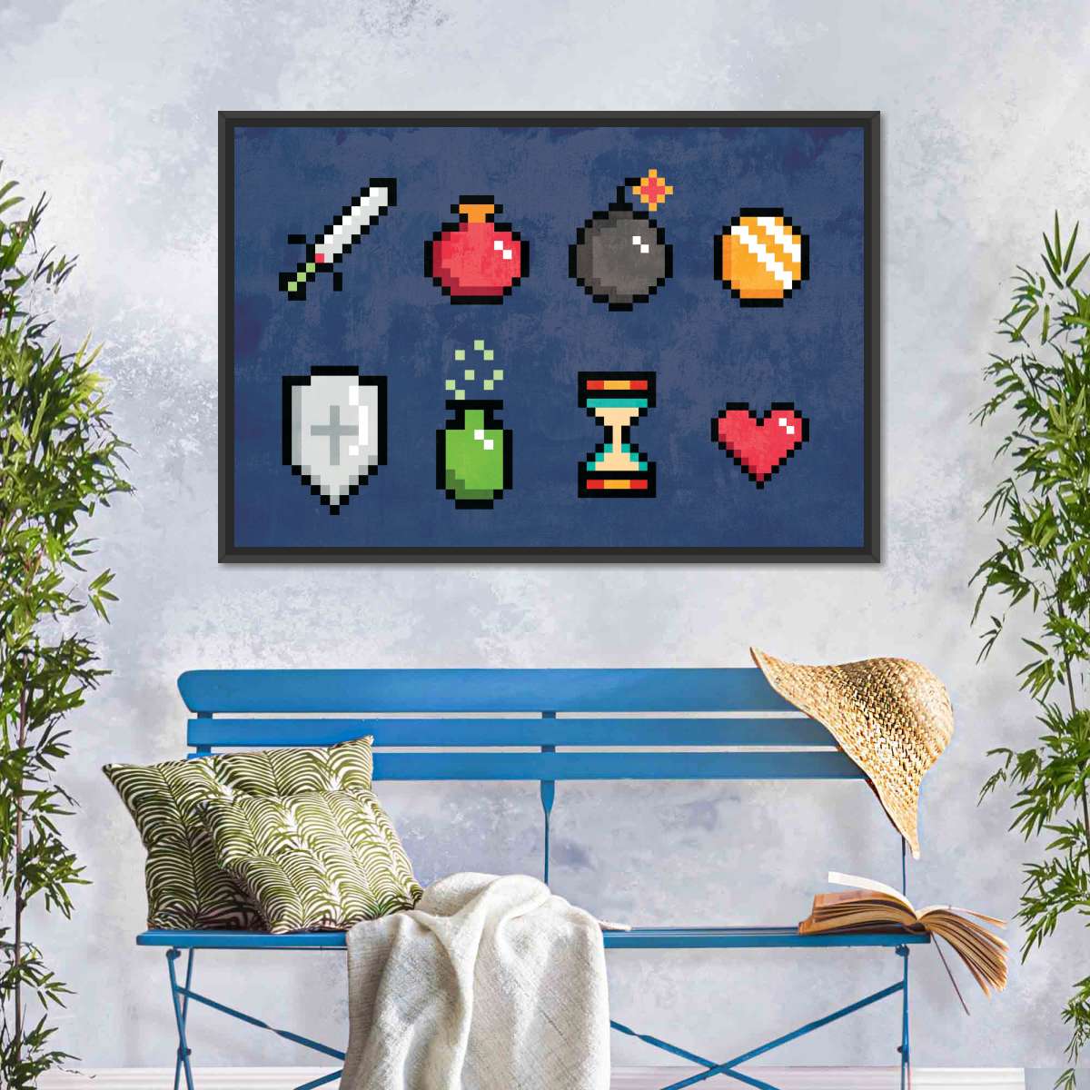 Minecraft -Ikonen Wandkunst