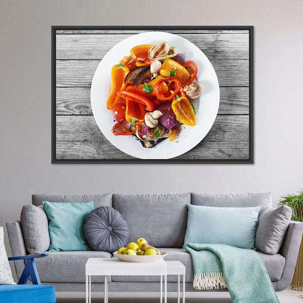 Healthy Appetizer Canvas Wall Art-3 Horizontal-Gallery Wrap-25" x 16"-Tiaracle