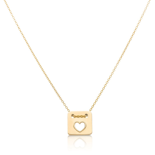 Love Necklace in 14k Gold