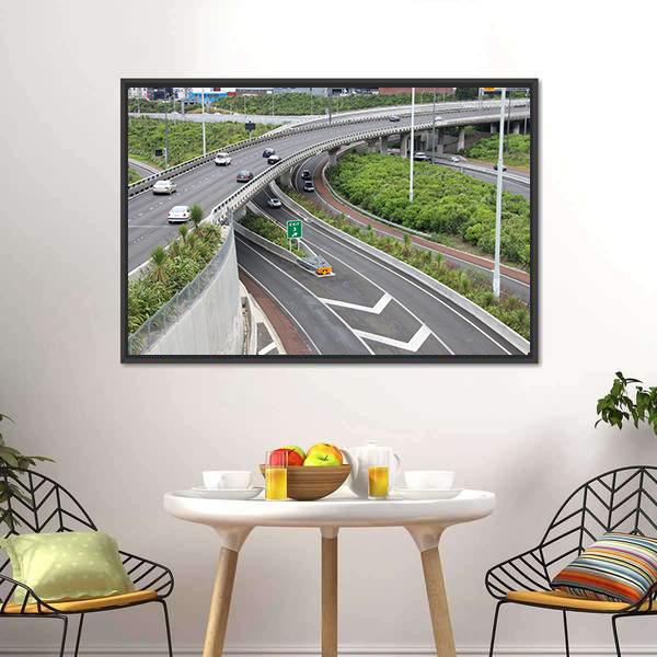 Highways In Auckland Canvas Wall Art-3 Horizontal-Gallery Wrap-25" x 16"-Tiaracle