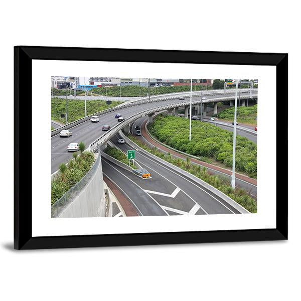 Highways In Auckland Canvas Wall Art-3 Horizontal-Gallery Wrap-25" x 16"-Tiaracle