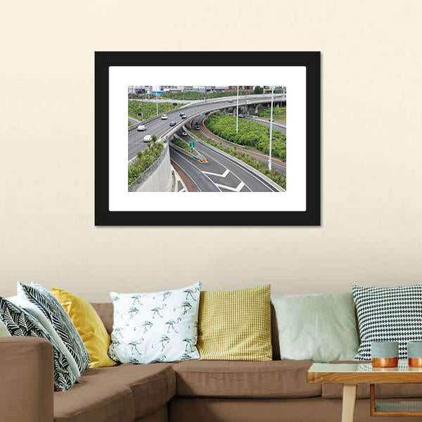 Highways In Auckland Canvas Wall Art-3 Horizontal-Gallery Wrap-25" x 16"-Tiaracle