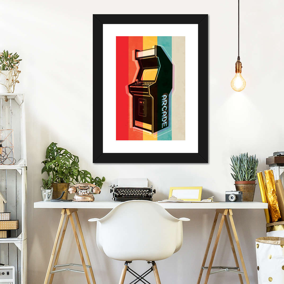 ریٹرو آرکیڈ وال آرٹ