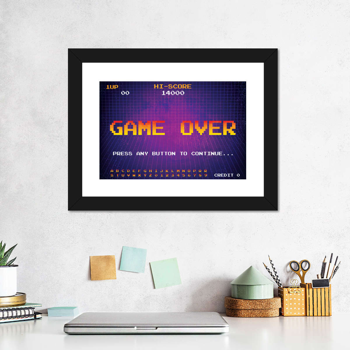 Spiel über Bildschirmwandkunst