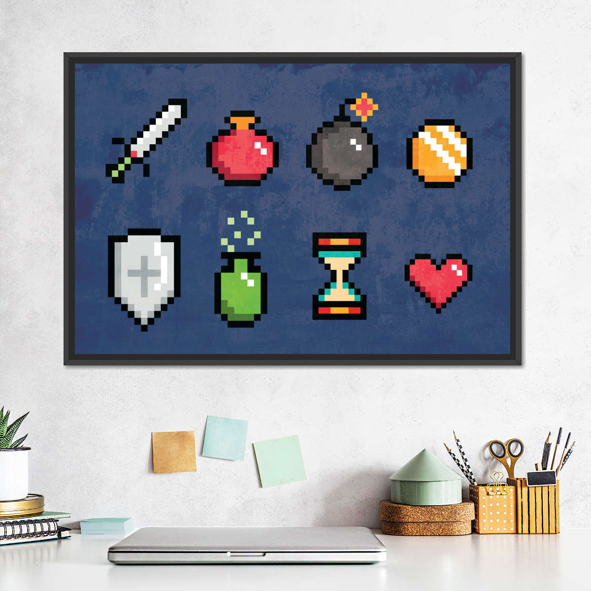 Minecraft -Ikonen Wandkunst