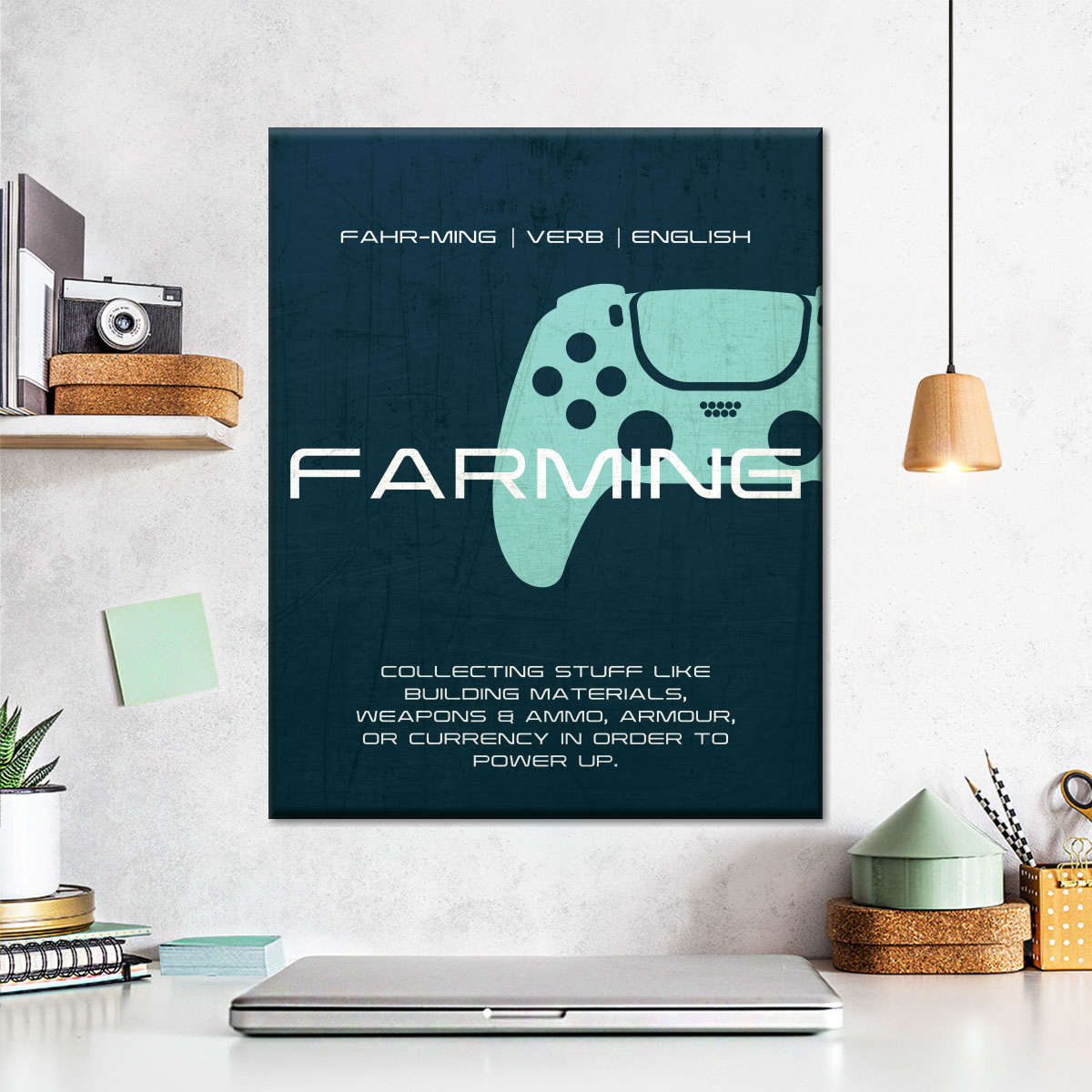 گیمر فارمنگ وال آرٹ