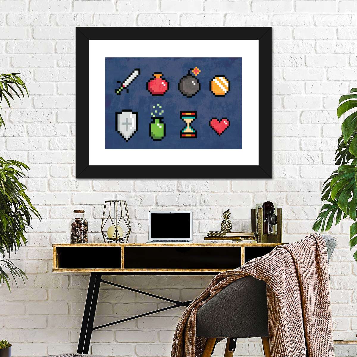 Minecraft -Ikonen Wandkunst