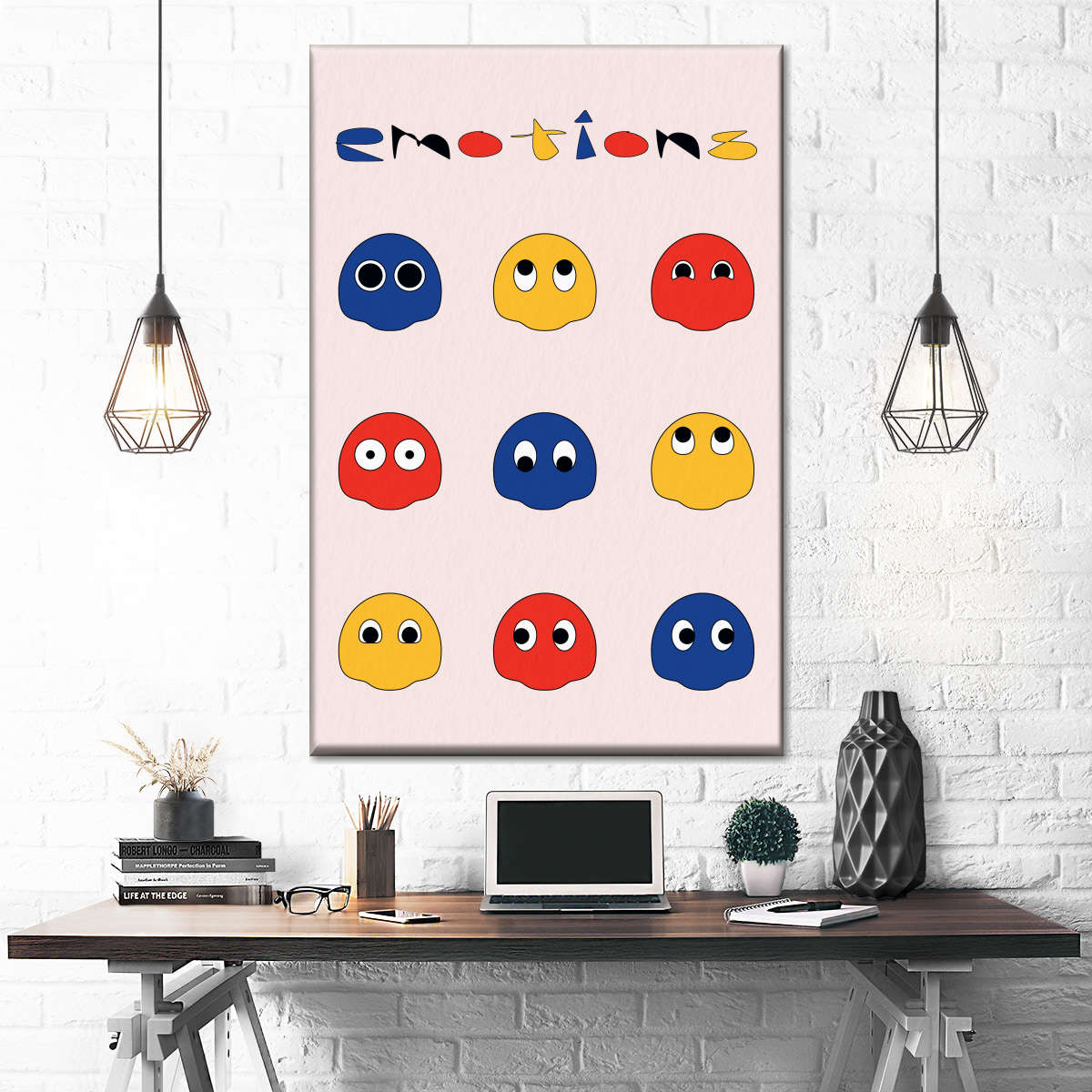 پیک مین بھوت وال آرٹ