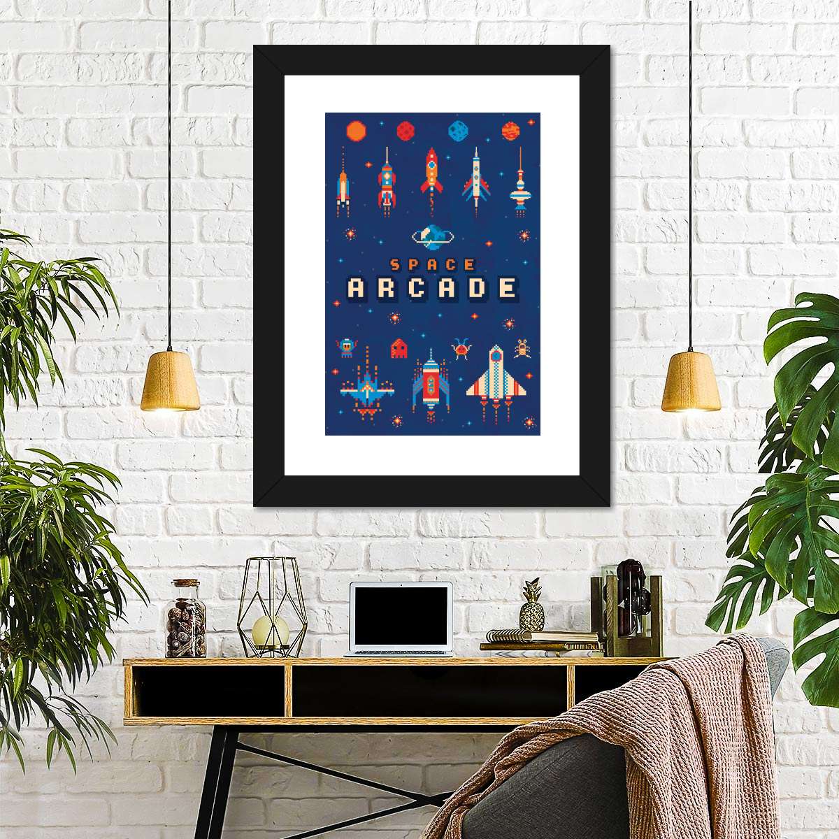 Raum Arcade Wandkunst