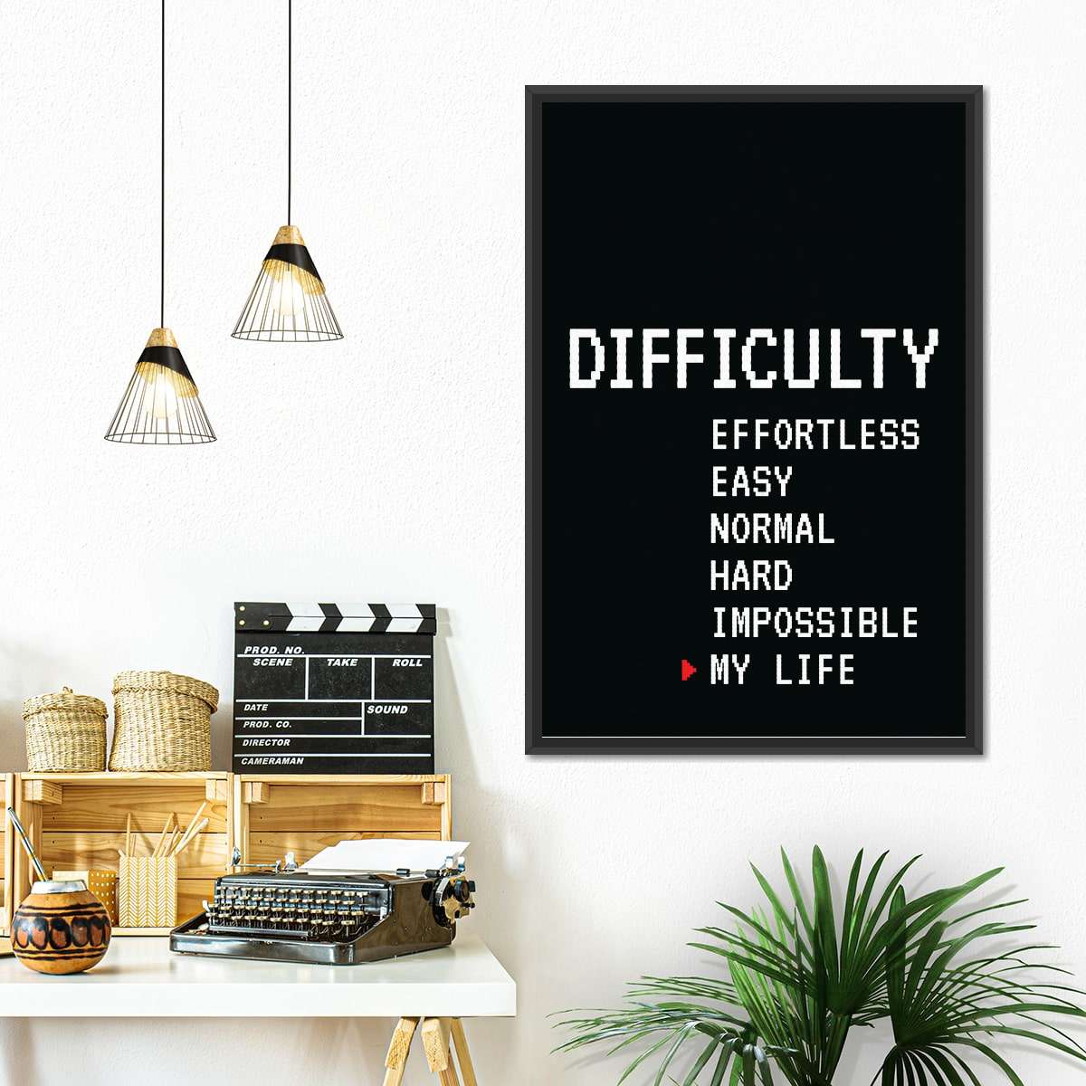 Schwierigkeitsgrad Wandkunst