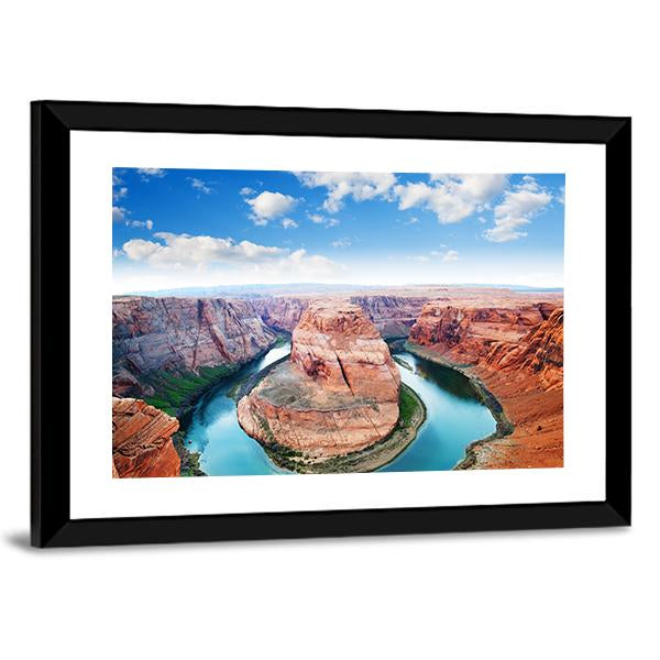 Horseshoe Bend Grand Canyon Canvas Wall Art-3 Horizontal-Gallery Wrap-25" x 16"-Tiaracle