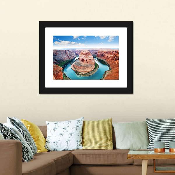 Horseshoe Bend Grand Canyon Canvas Wall Art-3 Horizontal-Gallery Wrap-25" x 16"-Tiaracle