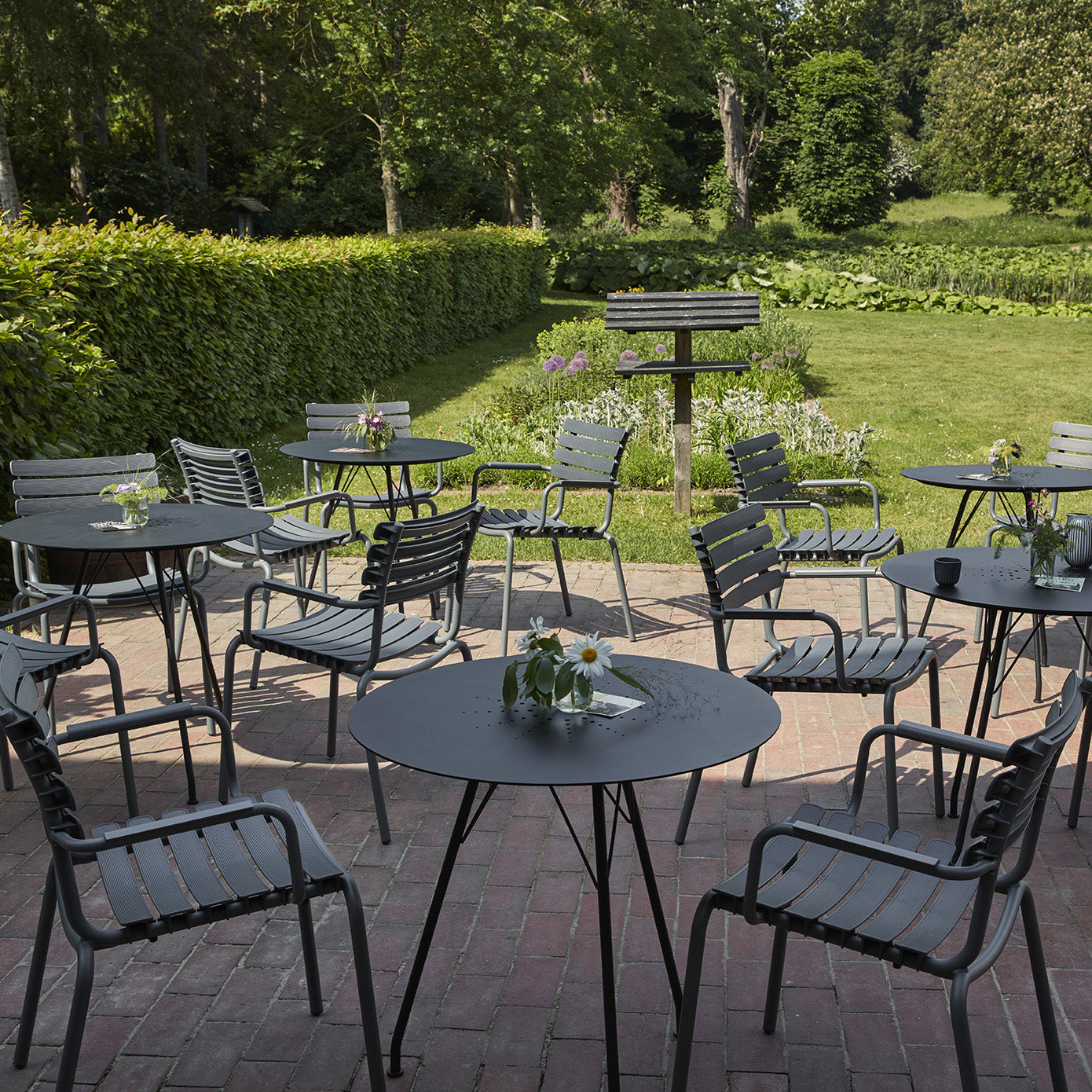 Circum Aluminum Outdoor Cafe Table