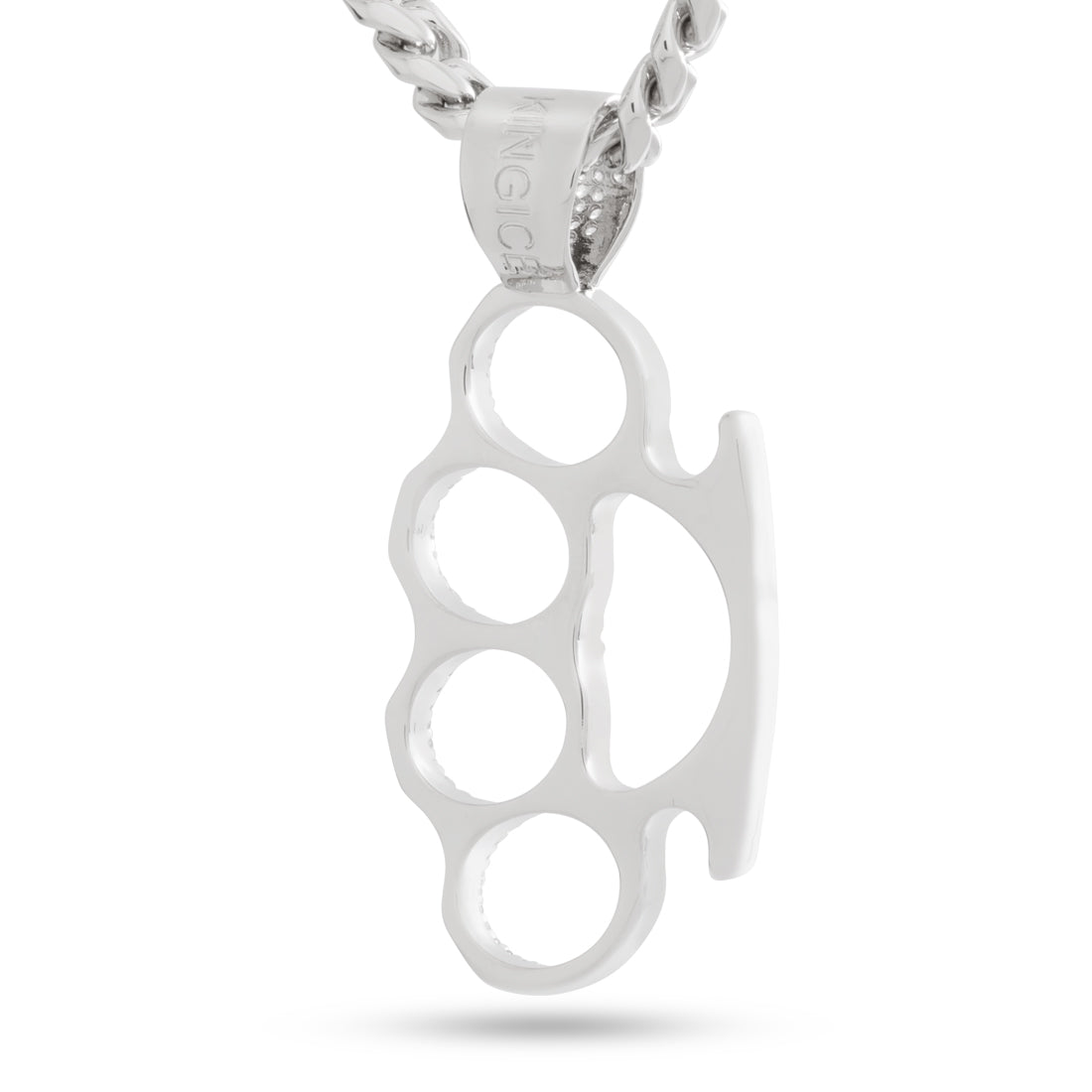 Iced Knuckle Dusters Necklace