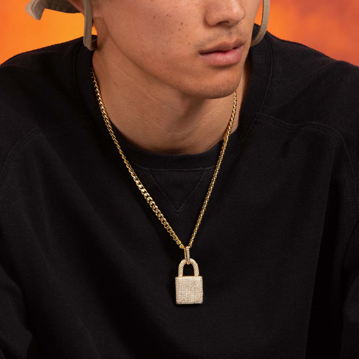 Iced Original Padlock Necklace