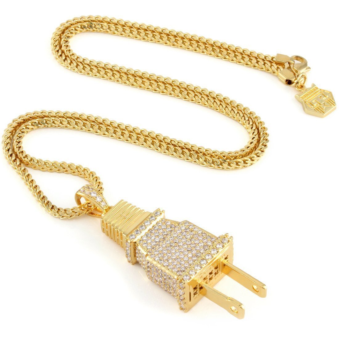 Iced Plug Necklace