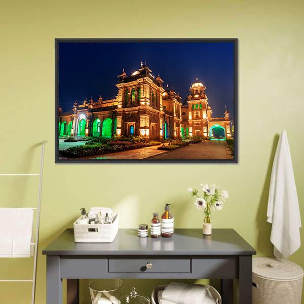 Islamia College Peshawar Pakistan Canvas Wall Art-1 Piece-Floating Frame-24" x 16"-Tiaracle