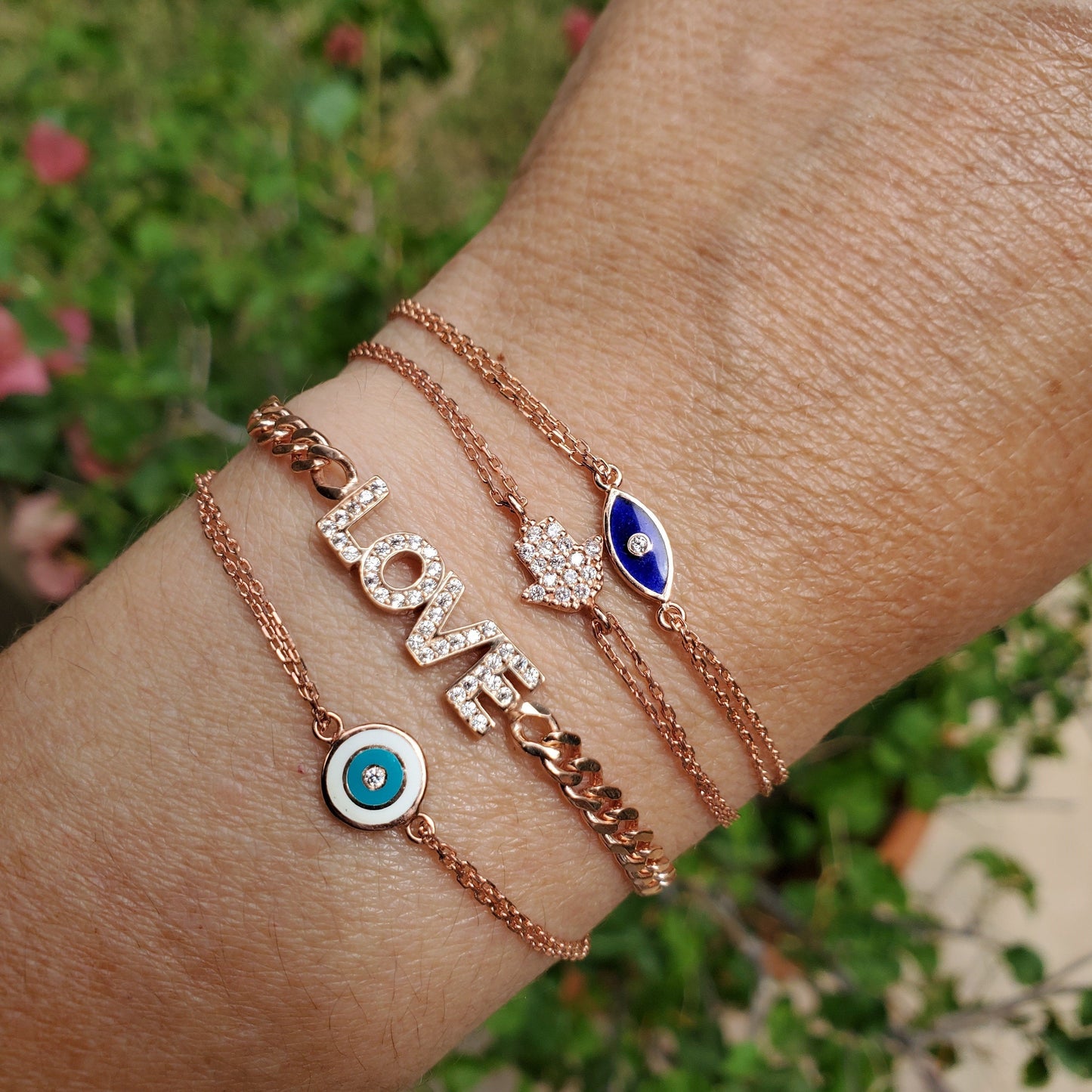 LOVE Bracelet in Sparkling Stones for Women and Girls