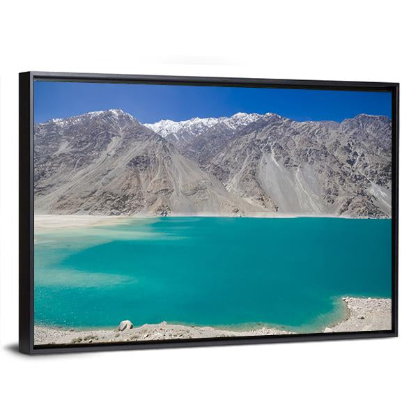 Kachura Lake In Skardu Canvas Wall Art-3 Horizontal-Gallery Wrap-25" x 16"-Tiaracle