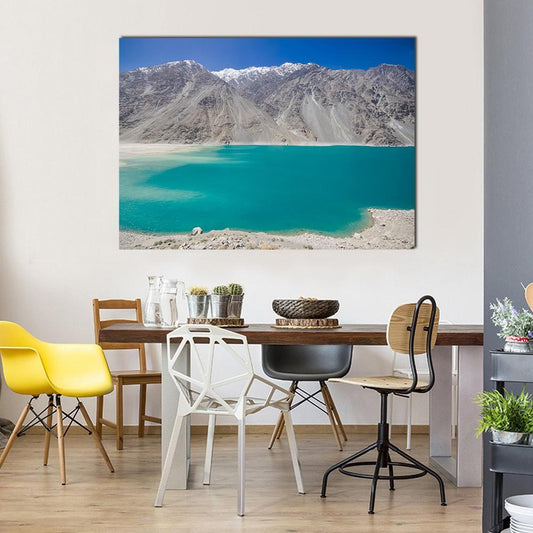 Kachura Lake In Skardu Canvas Wall Art-1 Piece-Gallery Wrap-48" x 32"-Tiaracle