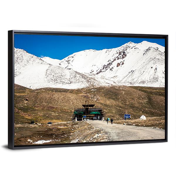 Karakoram Mountain Range Pakistan Canvas Wall Art-3 Horizontal-Gallery Wrap-25" x 16"-Tiaracle