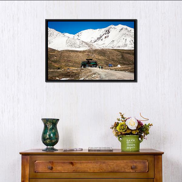 Karakoram Mountain Range Pakistan Canvas Wall Art-3 Horizontal-Gallery Wrap-25" x 16"-Tiaracle