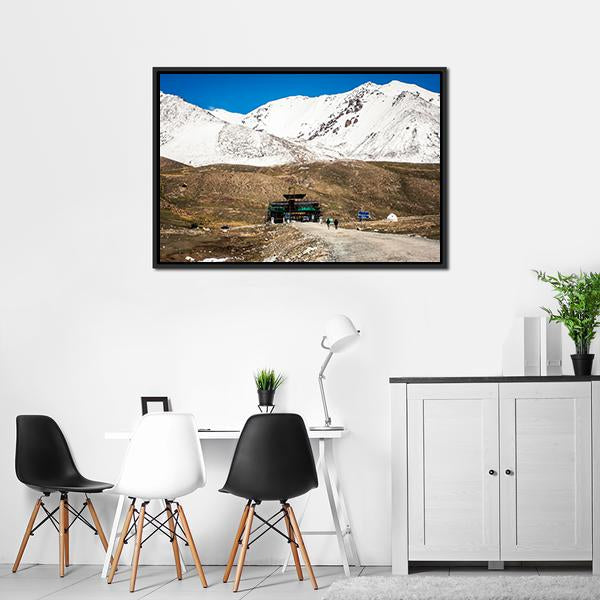 Karakoram Mountain Range Pakistan Canvas Wall Art-3 Horizontal-Gallery Wrap-25" x 16"-Tiaracle