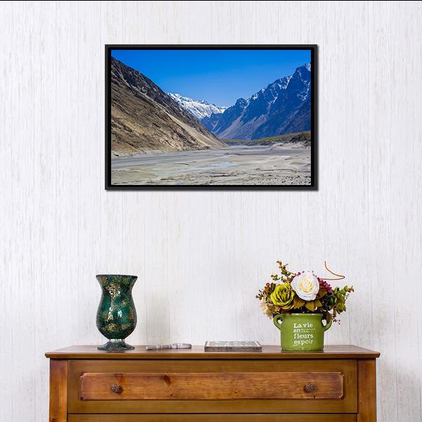 Karakorum Mountains Pakistan Canvas Wall Art-3 Horizontal-Gallery Wrap-25" x 16"-Tiaracle