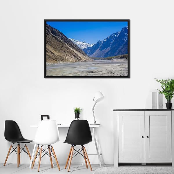 Karakorum Mountains Pakistan Canvas Wall Art-3 Horizontal-Gallery Wrap-25" x 16"-Tiaracle