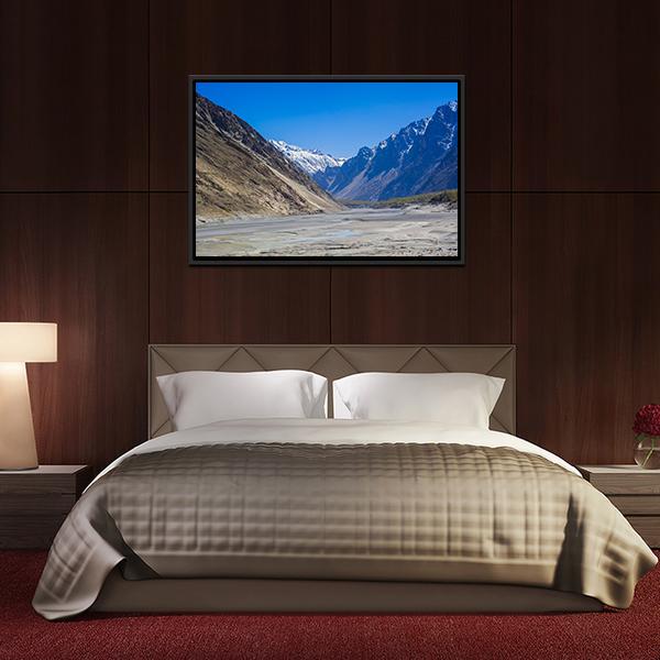 Karakorum Mountains Pakistan Canvas Wall Art-3 Horizontal-Gallery Wrap-25" x 16"-Tiaracle