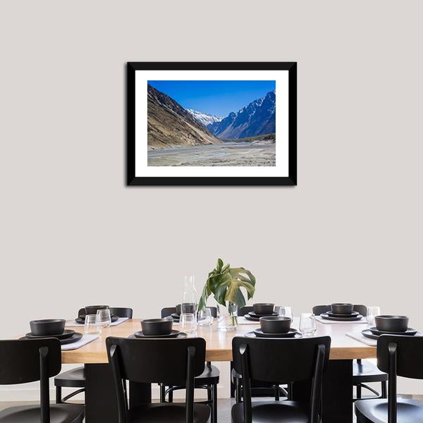 Karakorum Mountains Pakistan Canvas Wall Art-1 Piece-Framed Print-20" x 16"-Tiaracle