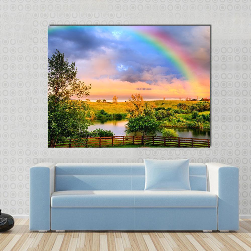 Kentucky Countryside Canvas Wall Art-1 Piece-Gallery Wrap-48" x 32"-Tiaracle