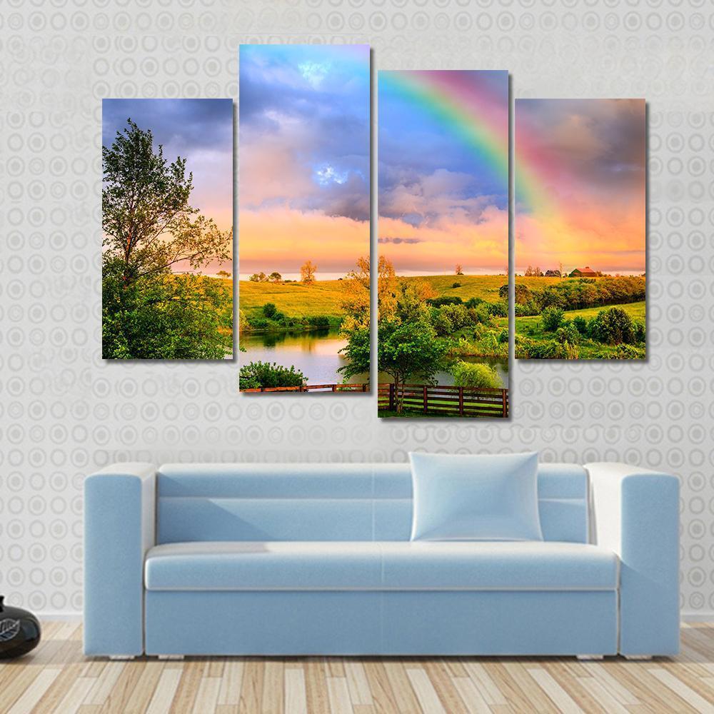 Kentucky Countryside Canvas Wall Art-4 Pop-Gallery Wrap-50" x 32"-Tiaracle