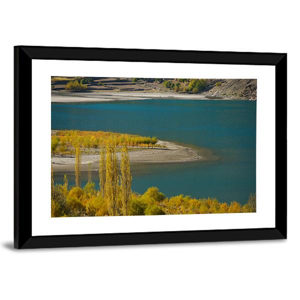 Khalti Lake Pakistan Canvas Wall Art-3 Horizontal-Gallery Wrap-25" x 16"-Tiaracle