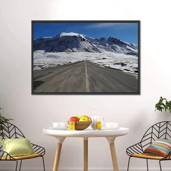 Khunjerab Pass Pakistan Canvas Wall Art-3 Horizontal-Gallery Wrap-25" x 16"-Tiaracle