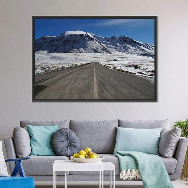 Khunjerab Pass Pakistan Canvas Wall Art-3 Horizontal-Gallery Wrap-25" x 16"-Tiaracle