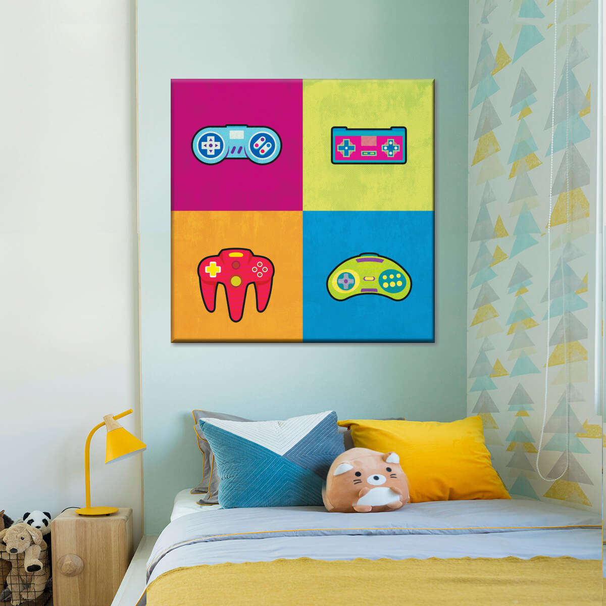 Popstil -Controller Wandkunst