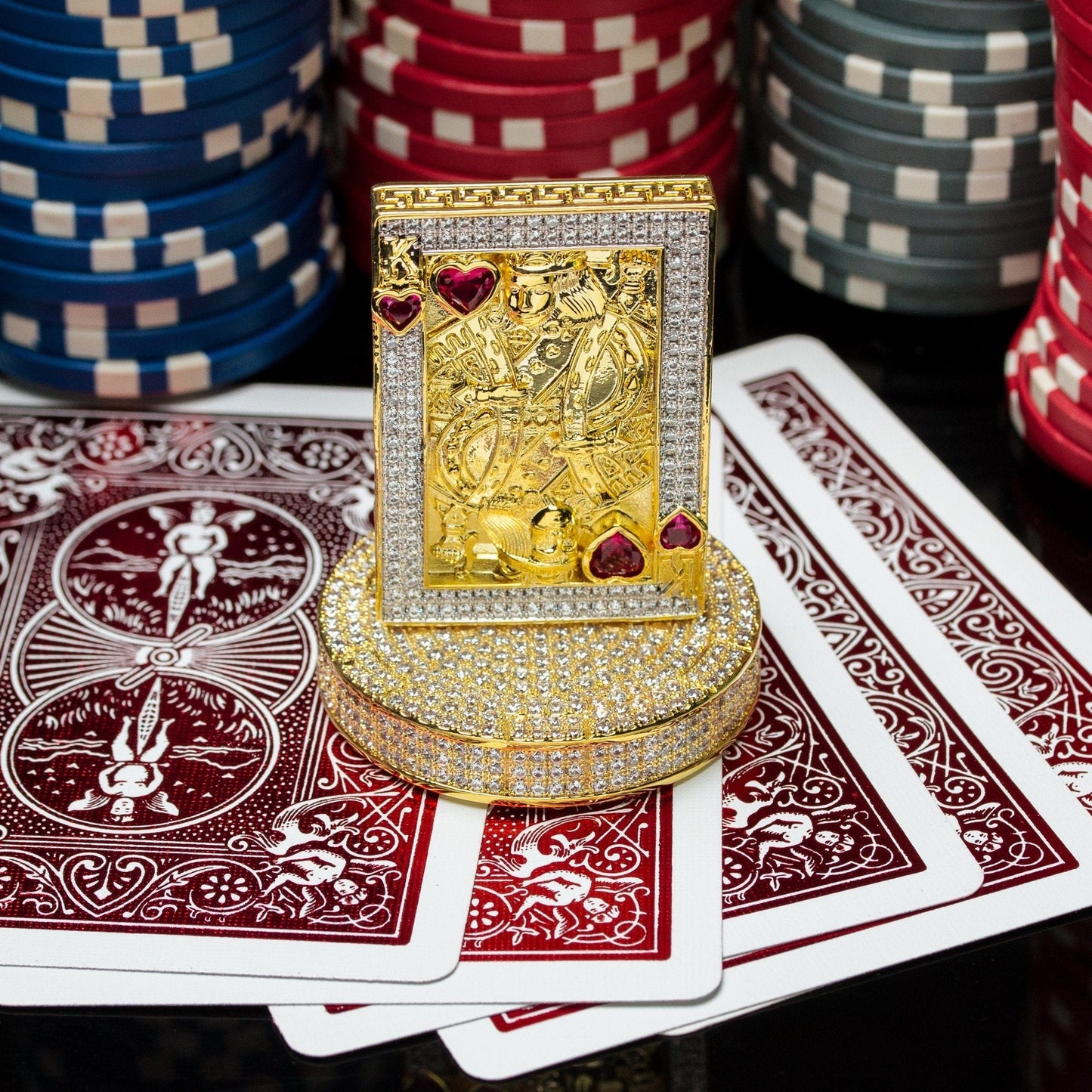 King and Queen of Hearts Card Guard