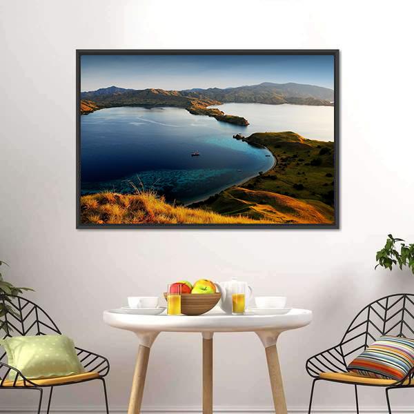 Komodo Island Indonesia Canvas Wall Art-3 Horizontal-Gallery Wrap-25" x 16"-Tiaracle