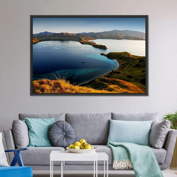 Komodo Island Indonesia Canvas Wall Art-3 Horizontal-Gallery Wrap-25" x 16"-Tiaracle