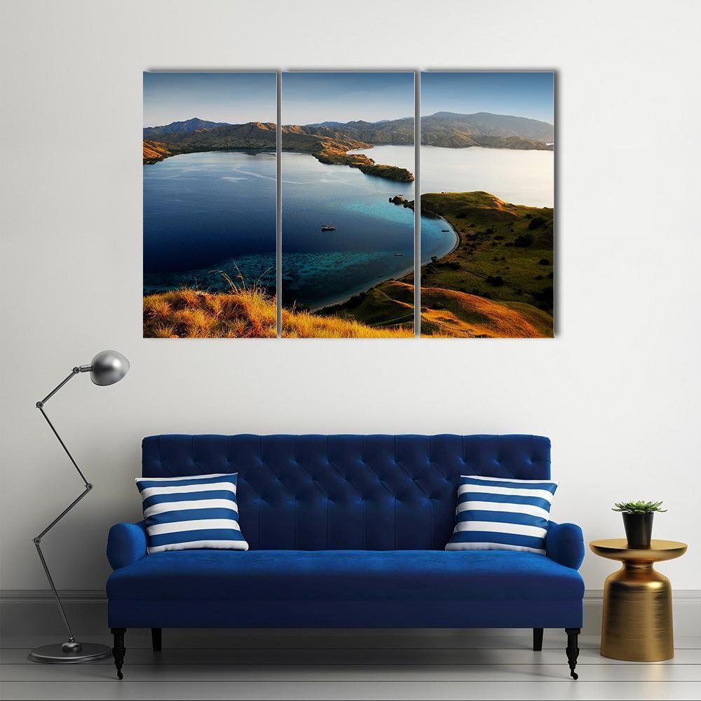 Komodo Island Indonesia Canvas Wall Art-3 Horizontal-Gallery Wrap-37" x 24"-Tiaracle