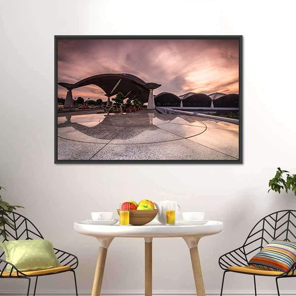 Kuala Lumpur International Airport Canvas Wall Art-3 Horizontal-Gallery Wrap-25" x 16"-Tiaracle