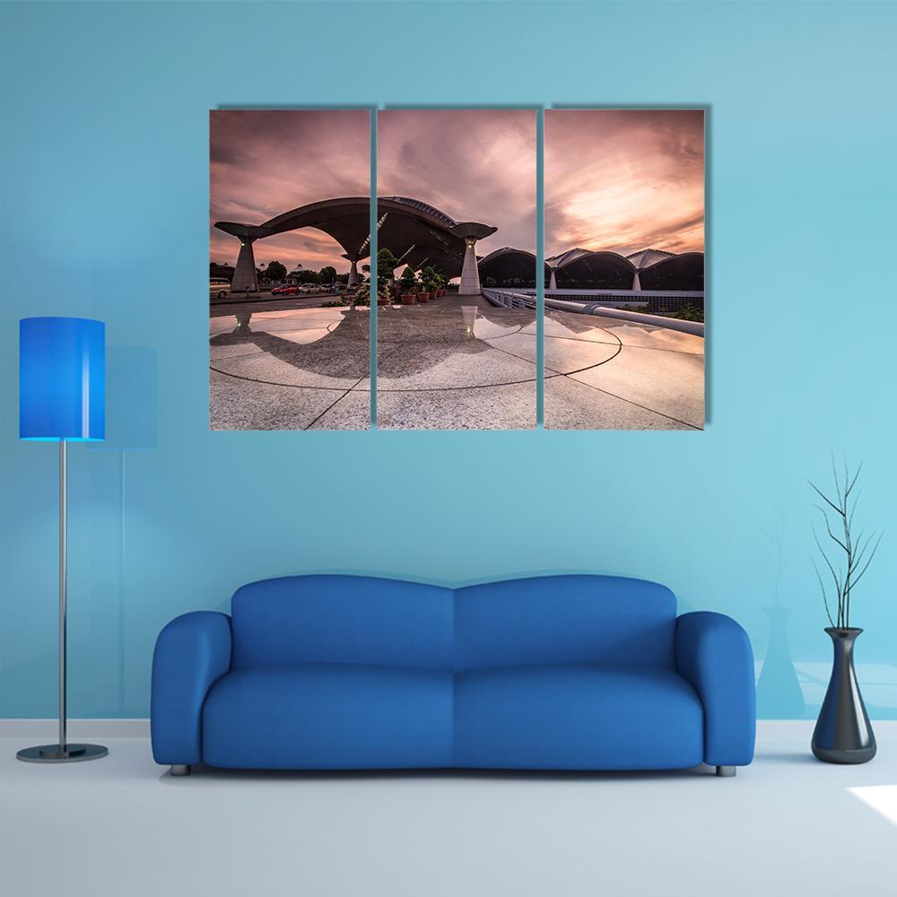 Kuala Lumpur International Airport Canvas Wall Art-3 Horizontal-Gallery Wrap-37" x 24"-Tiaracle