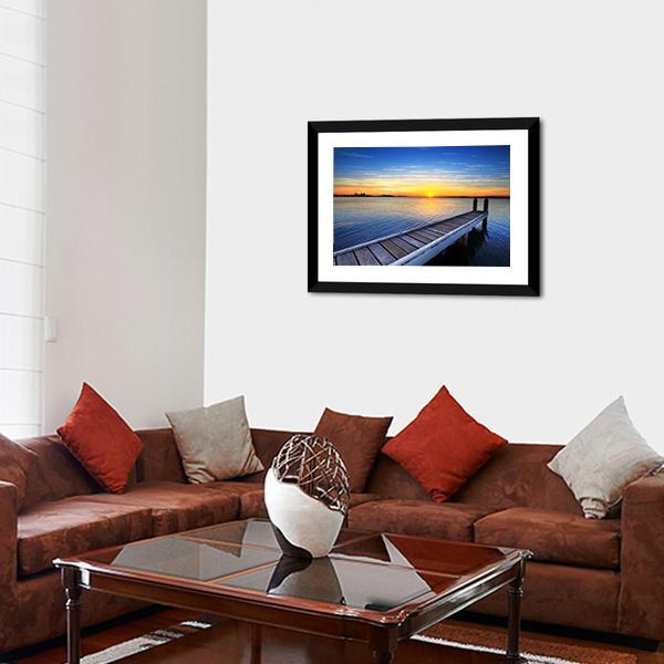 Lake Macquarie Canvas Wall Art-3 Horizontal-Gallery Wrap-25" x 16"-Tiaracle