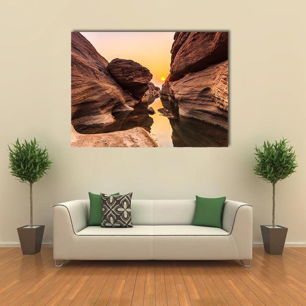 Grand Canyon Thailand Canvas Wall Art-1 Piece-Gallery Wrap-48" x 32"-Tiaracle