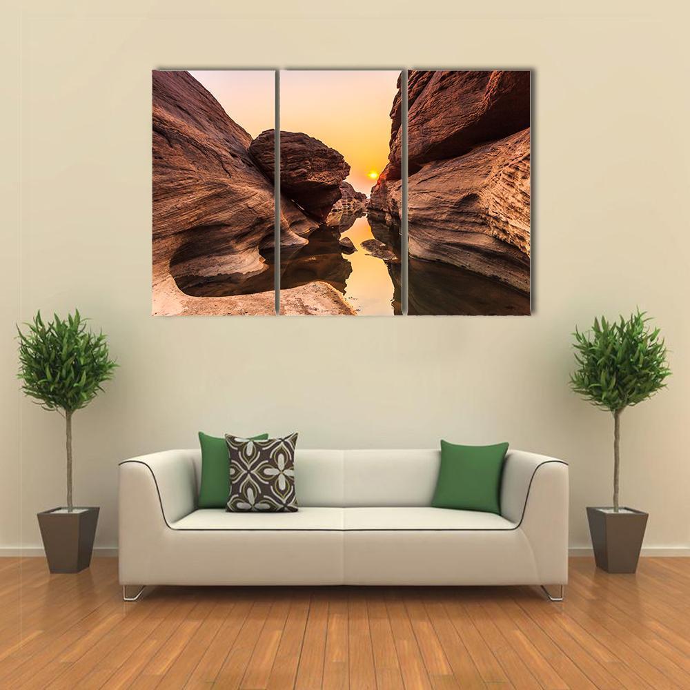 Grand Canyon Thailand Canvas Wall Art-3 Horizontal-Gallery Wrap-37" x 24"-Tiaracle